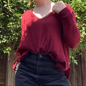 Urban Outfitters Waffle Sweater